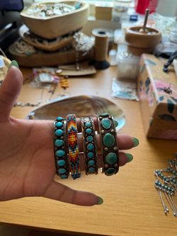 Turquoise Sterling Silver Cuff Bracelets