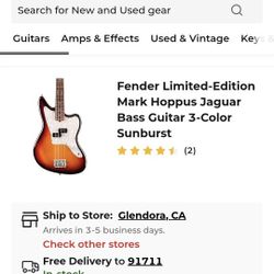 Mark Hoppus Signature Jaguar Bass Guitar 