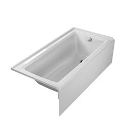 Duravit Bathtub, 60" x 30", Right Drain White New In The Box 