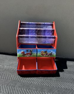 Paw Patrol/ Paw Patrol Book And Toy Organizer/ Toys/ Books/ Furniture/ Kids/ New