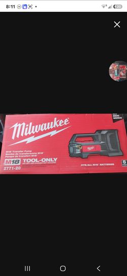 Milwaukee M18 Transfer Pump Tool-Only 2771-20