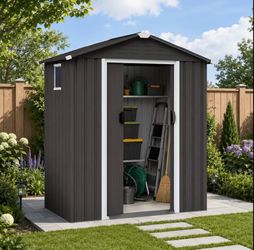 New grey shed