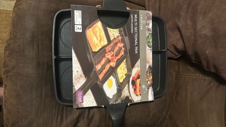 Multi sectional frying pan