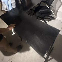 L-Shaped Computer Desk + Ergonomic Office Chair Set - Great Home Office/Gaming Setup