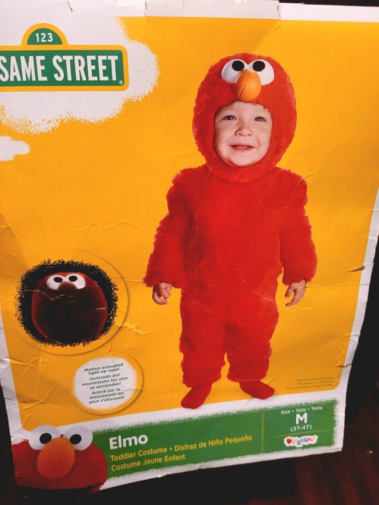 Elmo Halloween Costume 3T-4T