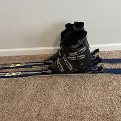 Snow Skis And Boots