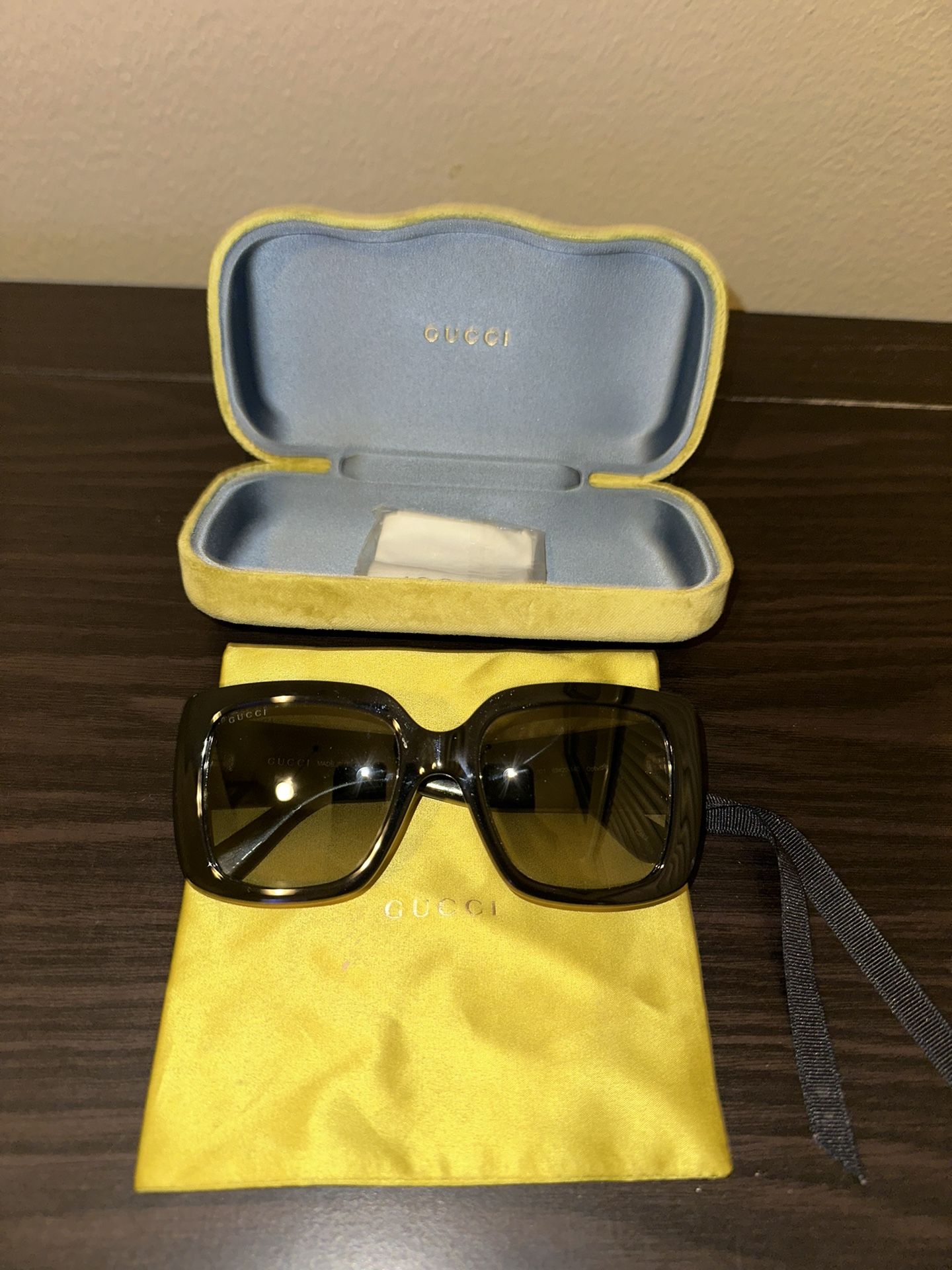 Gucci Oversized Square Sunglasses