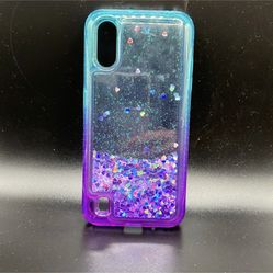 Samsung Galaxy Gradient Teal / Purple A01 Case