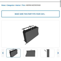 Mopar Jeep Wrangler hardtop freedom panel storage bag, identified by part number (contact info removed)9AD