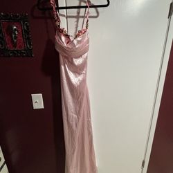 Beautiful Pink Floral Dress 