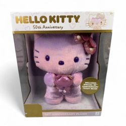 Hello Kitty 50th Anniversary Plush New in Box