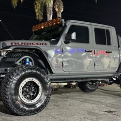 Kmc 235 Satin Black 17x9 -38 Offset 5x5 With Nitto Trail Grappler 38x13.50R17 Tires 🔥🔥🔥
