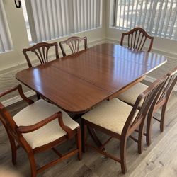 Mahogany Drop-Leaf Table