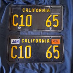 Chevy C10 65 Plates