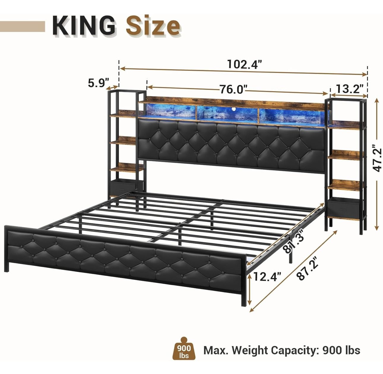 King Size Bed Frame : Need Gone ASAP