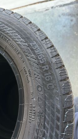 235 65 16C Continental Tire