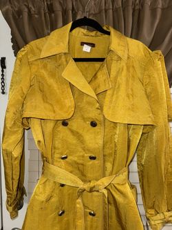 Mustard Rain Coat Size 2x