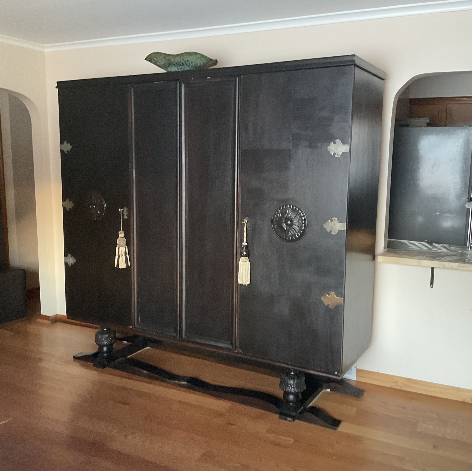 Beautiful Armoire with Matching Credenza