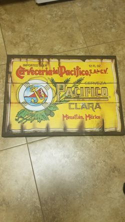 Pacifico beer sign