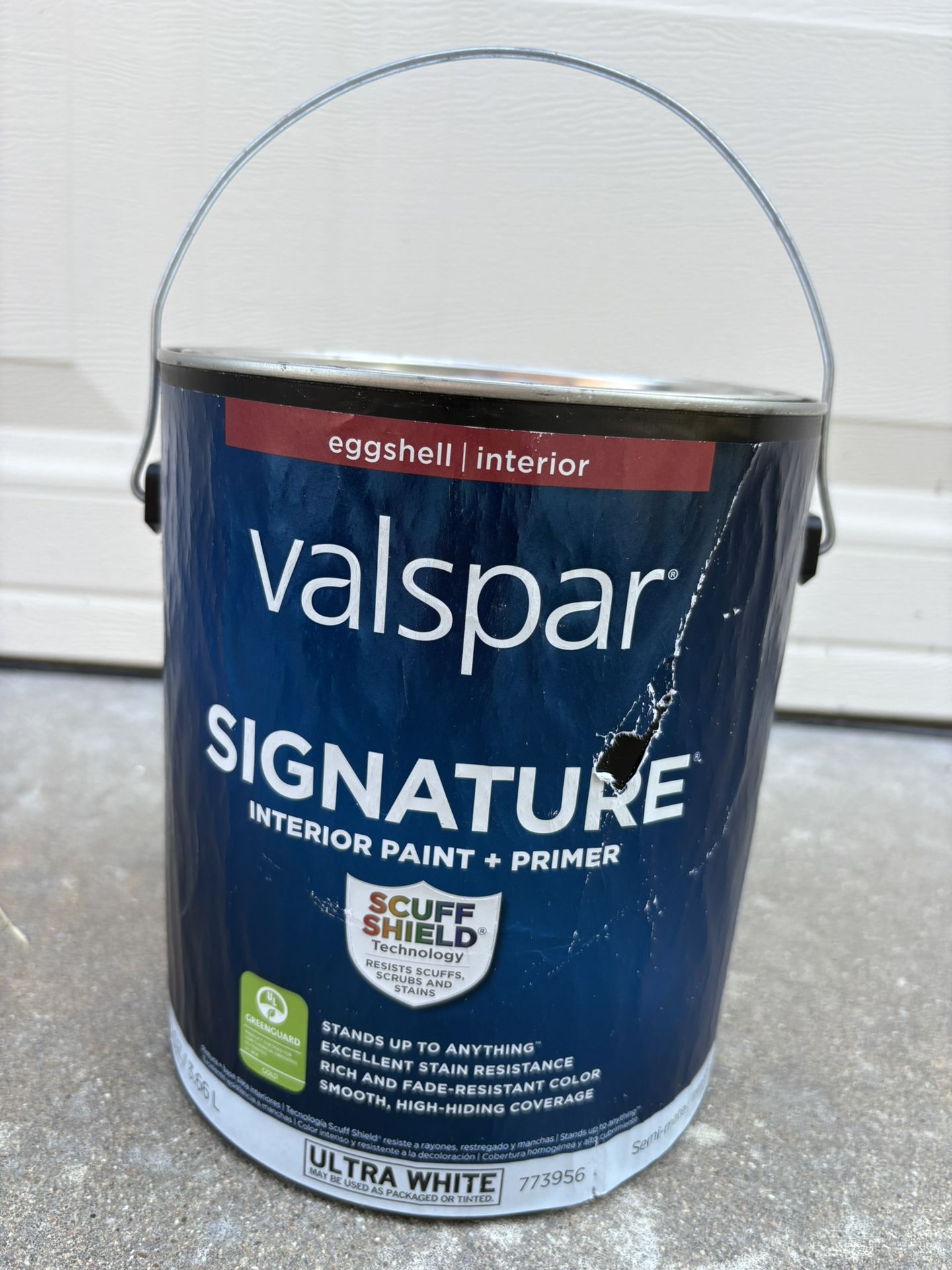 Valspar Eggshell Sea Frolic Blue Paint