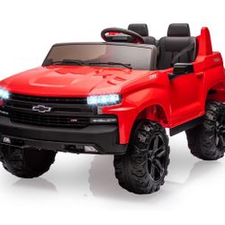 Children's toy licensed Chevrolet Silverado Ride On Car 24 V and 2 seats