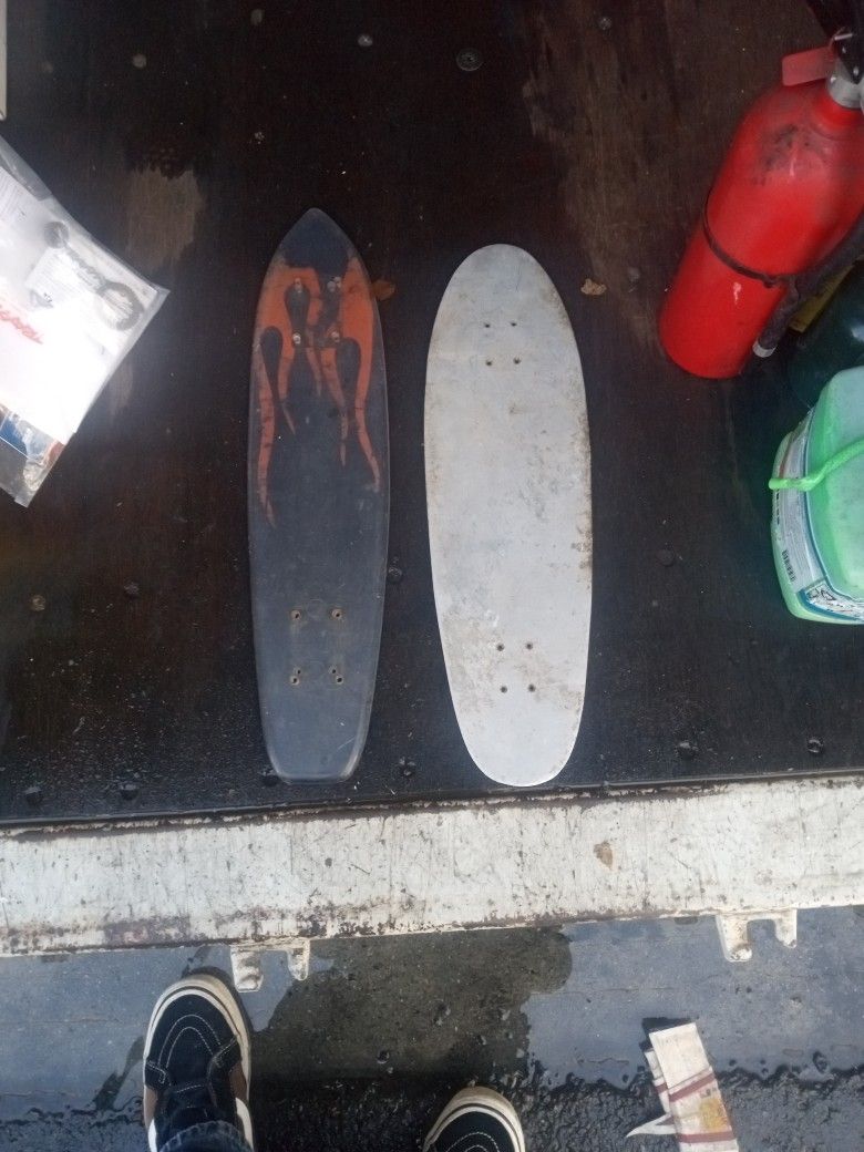 2 Vintage Skateboard Decks