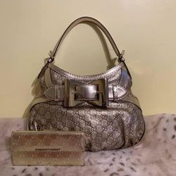 Gucci Queen Hobo Bag + Matching Wallet