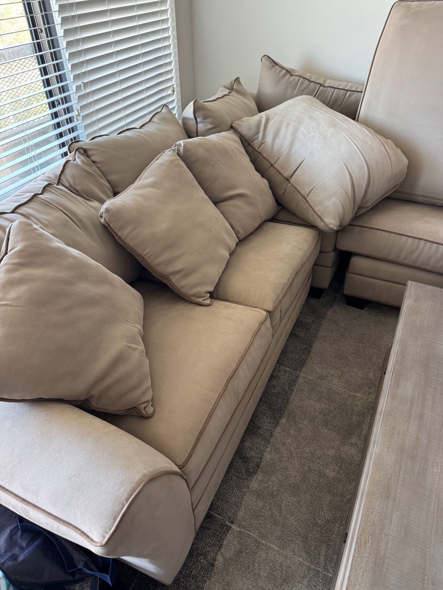 Keener 4 Piece-  Sectional Luxury Couch / Chaise lounge 