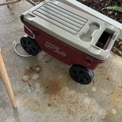 lawn buddy with equipment 