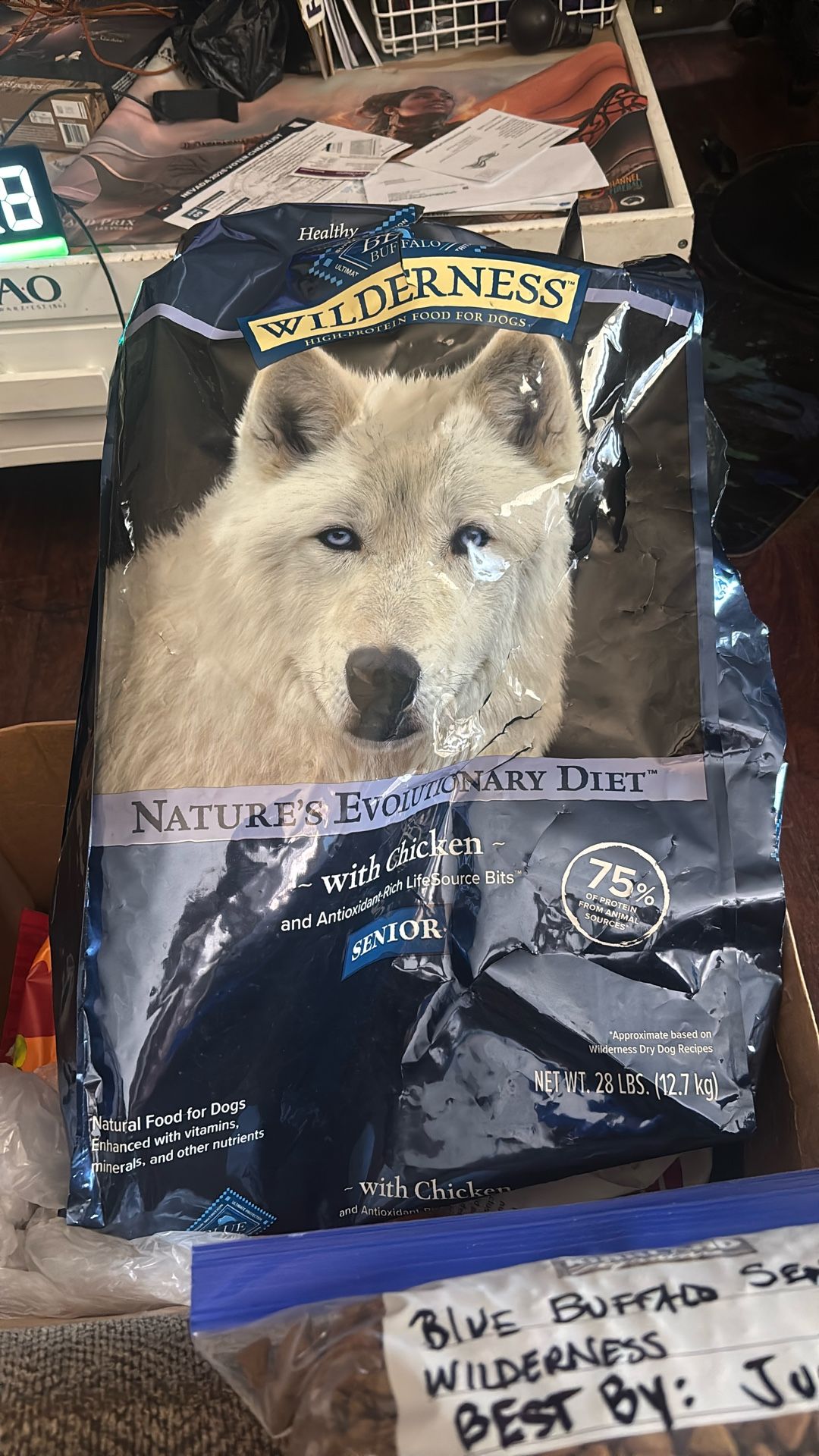 Blue Buffalo Senior Wilderness Chicken Dog Food