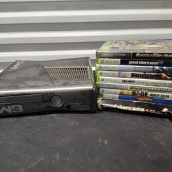 Xbox 360 Modern Warfare  Console And 9 Games