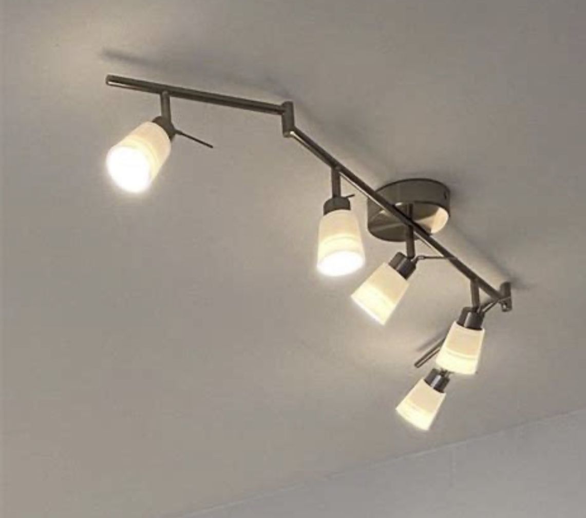 IKEA TIDIG Ceiling light with 5 spotlights