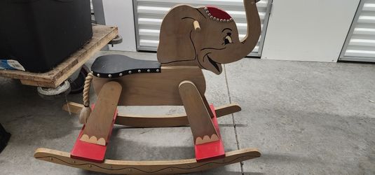 Vintage Rocking Elephant