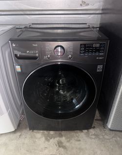 Gray LG Front Load Washer