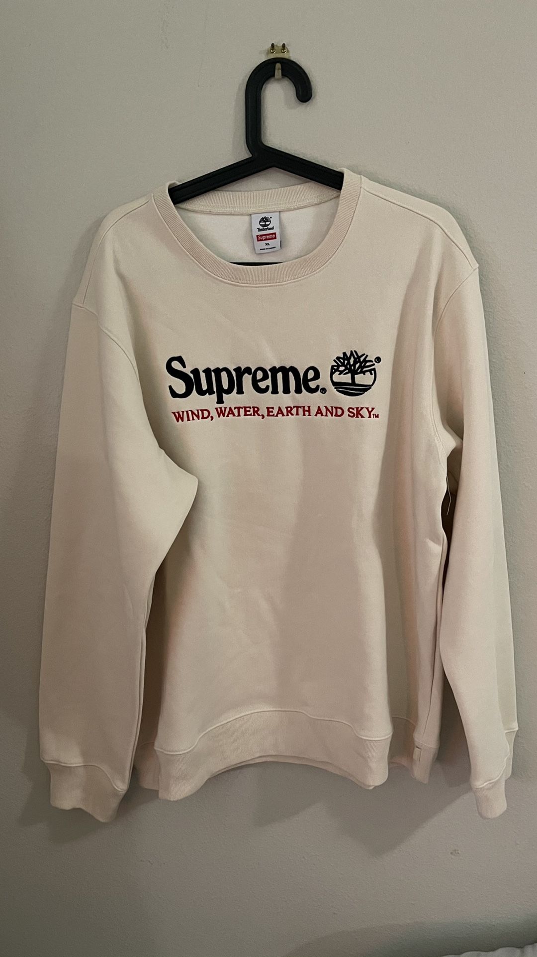 Supreme Timberland Crewneck Natural XL