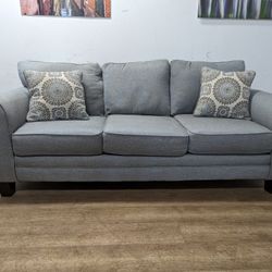 Contemporary Light Blue Couch