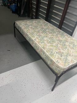 Twin Mattress & Frame Set (2 Available) – Clean, No Odor/Stains