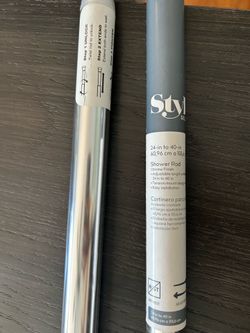 Shower curtain rods set of 2