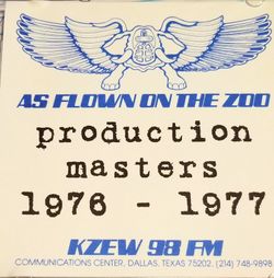 98 KZEW 1976-77 RADIO CONCERT ADS CD!!!