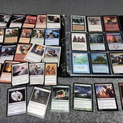 LARGE Magic The Gathering Card Collection+ Binder+ stack of cards!