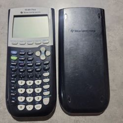 Texas Instruments TI-84 Plus Graphing Calculator w/ Blue Cover