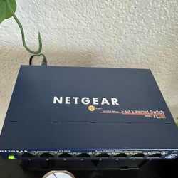 NETGEAR 8 Port  FS108 10/100 Mbps Fast Ethernet Switch