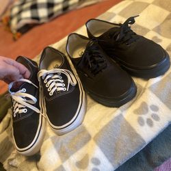 Vans For Sale Black Pair And White/black Pair
