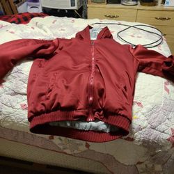 Brand New Fleece Lined Nylon Jacket With Hood 