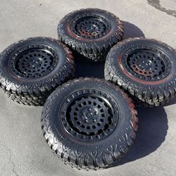 Tacoma Ranger Jeep Brand New 17” Fuel Zephyr Wheels With 32” RBP Mud Terrain Tires Rims 