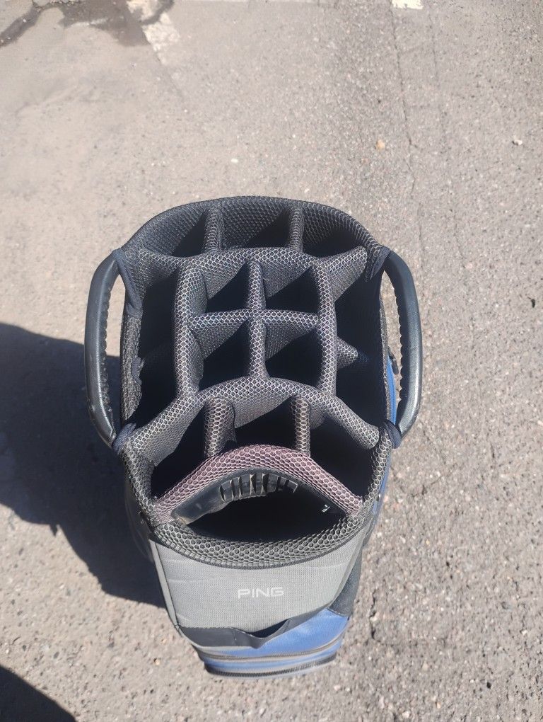 Golf Bag! Golf Clubs! Ping Pioneer 14 Slot Cart Bag!