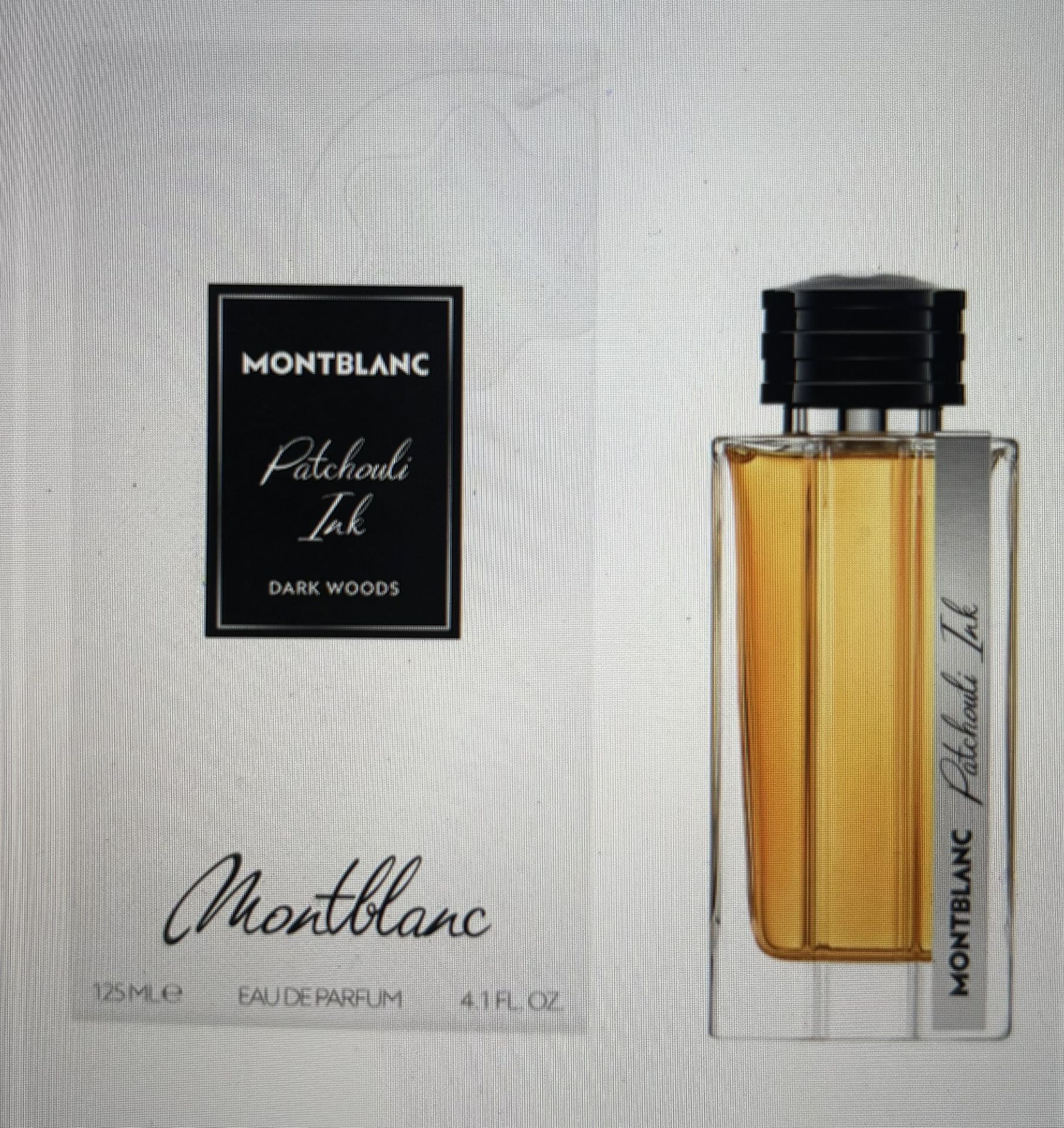 Men MontBlanc Patchouli Ink 4.1oz