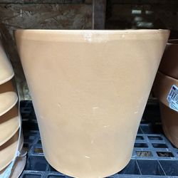 2- 10” Clay Plant Pots