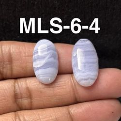 Multi-Stone Mix Shape Gemstone Cabochon-2Pc Lot-MLS-6-4