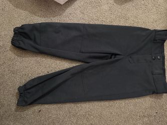 Black baseball pants youth